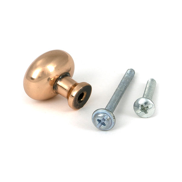 From The Anvil - Polished Bronze Moore Cabinet Knob - 25mm - 51247 - Choice Handles