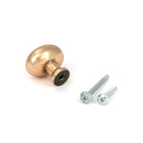 From The Anvil - Polished Bronze Moore Cabinet Knob - 32mm - 51248 - Choice Handles