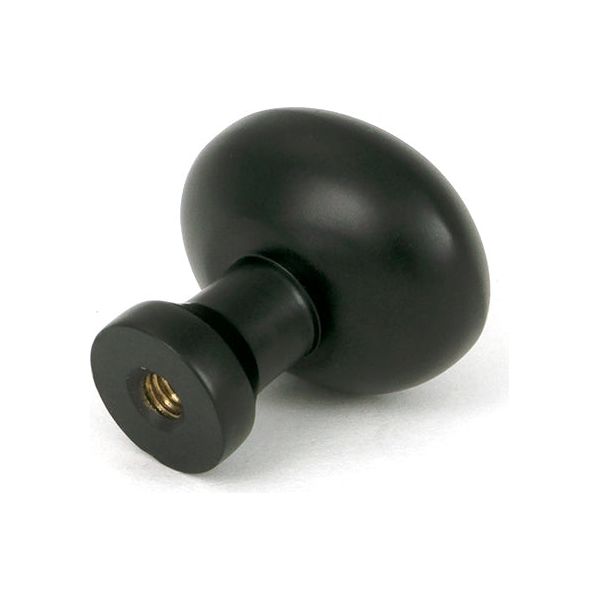 From The Anvil - Matt Black Moore Cabinet Knob - 25mm - 51250 - Choice Handles