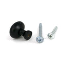 From The Anvil - Matt Black Moore Cabinet Knob - 25mm - 51250 - Choice Handles