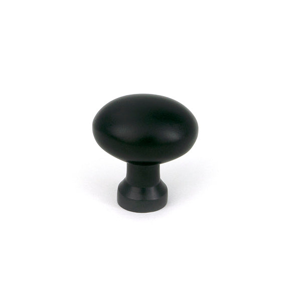From The Anvil - Matt Black Moore Cabinet Knob - 25mm - 51250 - Choice Handles