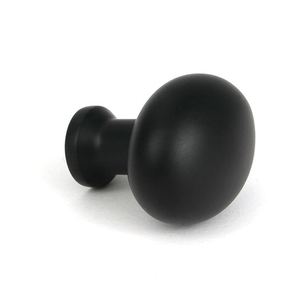 From The Anvil - Matt Black Moore Cabinet Knob - 32mm - 51251 - Choice Handles