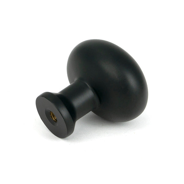 From The Anvil - Matt Black Moore Cabinet Knob - 32mm - 51251 - Choice Handles