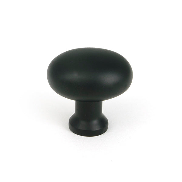 From The Anvil - Matt Black Moore Cabinet Knob - 32mm - 51251 - Choice Handles