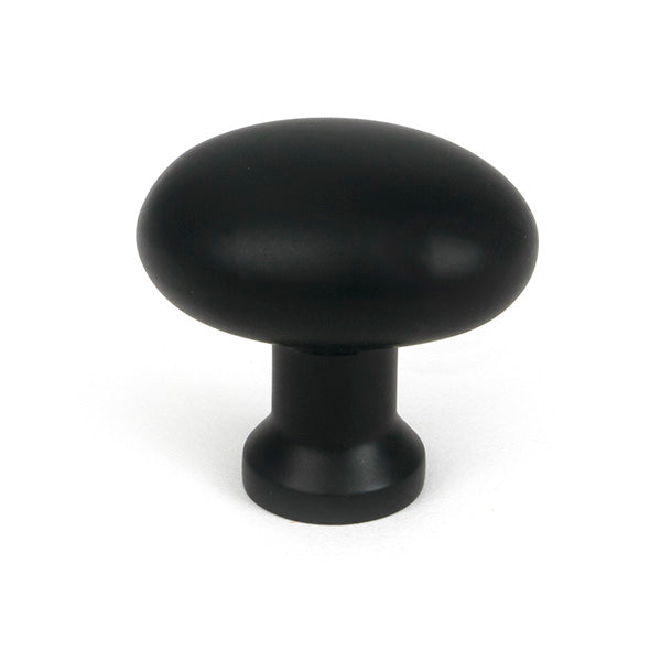 From The Anvil - Matt Black Moore Cabinet Knob - 38mm - 51252 - Choice Handles