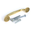 From The Anvil - Polished Brass Moore Pull Handle - Small - 51253 - Choice Handles