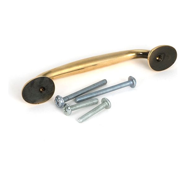 From The Anvil - Aged Brass Moore Pull Handle - Small - 51256 - Choice Handles