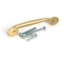From The Anvil - Satin Brass Moore Pull Handle - Small - 51259 - Choice Handles
