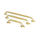 From The Anvil - Satin Brass Moore Pull Handle - Small - 51259 - Choice Handles