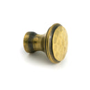 From The Anvil - Aged Brass Hammered Cabinet Knob - Small - 51283 - Choice Handles