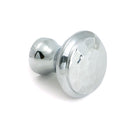 From The Anvil - Polished Chrome Hammered Cabinet Knob - Small - 51286 - Choice Handles