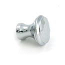 From The Anvil - Polished Chrome Hammered Cabinet Knob - Small - 51286 - Choice Handles