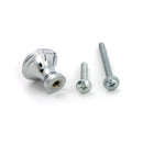 From The Anvil - Polished Chrome Hammered Cabinet Knob - Small - 51286 - Choice Handles