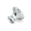 From The Anvil - Polished Chrome Hammered Cabinet Knob - Medium - 51287 - Choice Handles