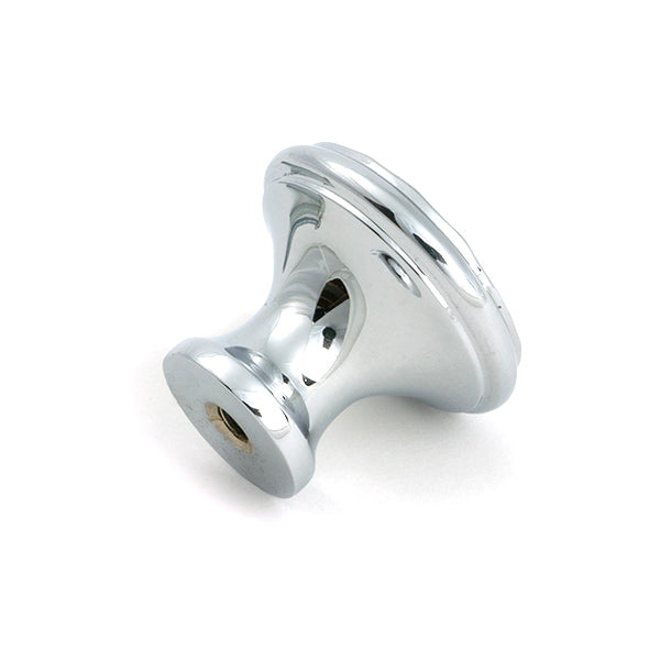 From The Anvil - Polished Chrome Hammered Cabinet Knob - Medium - 51287 - Choice Handles