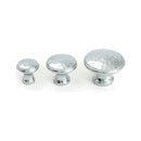 From The Anvil - Polished Chrome Hammered Cabinet Knob - Medium - 51287 - Choice Handles