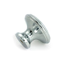 From The Anvil - Polished Chrome Hammered Cabinet Knob - Large - 51288 - Choice Handles