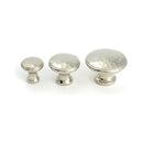 From The Anvil - Polished Nickel Hammered Cabinet Knob - Large - 51291 - Choice Handles
