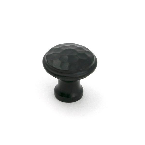 From The Anvil - Aged Bronze Hammered Cabinet Knob - Small - 51292 - Choice Handles