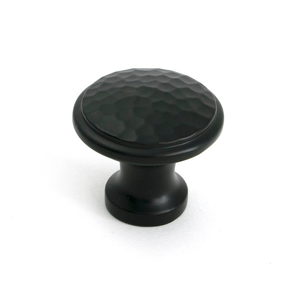 From The Anvil - Aged Bronze Hammered Cabinet Knob - Medium - 51293 - Choice Handles