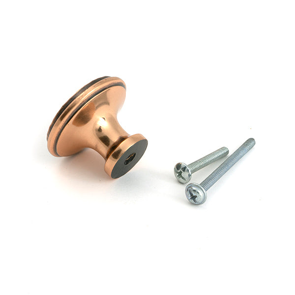 From The Anvil - Polished Bronze Hammered Cabinet Knob - Large - 51297 - Choice Handles