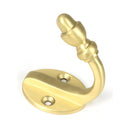 From The Anvil - Satin Brass Coat Hook - Satin Brass  - 51300 - Choice Handles