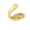 From The Anvil - Satin Brass Celtic Single Robe Hook - Satin Brass  - 51306 - Choice Handles