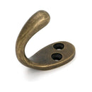 From The Anvil - Burnished Brass Celtic Single Robe Hook - 51307 - Choice Handles