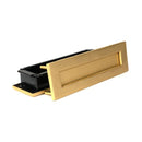 From The Anvil - Satin Brass Traditional Letterbox - Satin Brass  - 51308 - Choice Handles