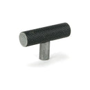 From The Anvil - Pewter Brompton T-Bar - Pewter Patina  - 51309 - Choice Handles