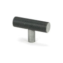 From The Anvil - Pewter Brompton T-Bar - Pewter Patina  - 51309 - Choice Handles