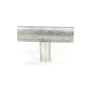 From The Anvil - Polished SS (304) Brompton T-Bar - Polished Satin Stainless Steel  - 51310 - Choice Handles