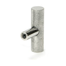 From The Anvil - Polished SS (304) Brompton T-Bar - Polished Satin Stainless Steel  - 51310 - Choice Handles