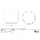 From The Anvil - Satin Marine SS (316) 28cm Newlyn Pot (Drainage holes) - Satin Marine SS (316)  - 51322 - Choice Handles