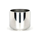 From The Anvil - Polished Marine SS (316) 28cm Newlyn Pot (Drainage holes) - Polished Marine SS (316)  - 51323 - Choice Handles