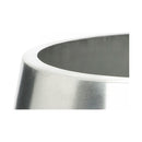 From The Anvil - Polished Marine SS (316) 28cm Hepworth Pot (Drainage holes) - Polished Marine SS (316)  - 51325 - Choice Handles