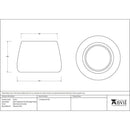 From The Anvil - Satin Marine SS (316) 28cm Hepworth Pot (Drainage holes) - Satin Marine SS (316)  - 51324 - Choice Handles