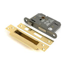 From The Anvil - Polished Brass 3" 5 Lever BS Sash Lock - 51345 - Choice Handles