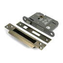 From The Anvil - Aged Brass 3" 5 Lever BS Sash Lock - 51346 - Choice Handles