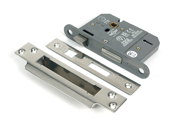 From The Anvil - Polished Chrome 3" 5 Lever BS Sash Lock - 51349