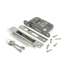 From The Anvil - Polished SS 3" 5 Lever BS Sash Lock - 51353 - Choice Handles