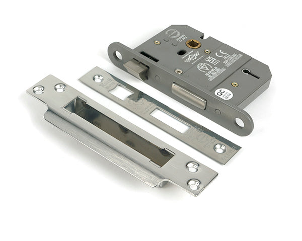 From The Anvil - Polished SS 3" 5 Lever BS Sash Lock - 51353