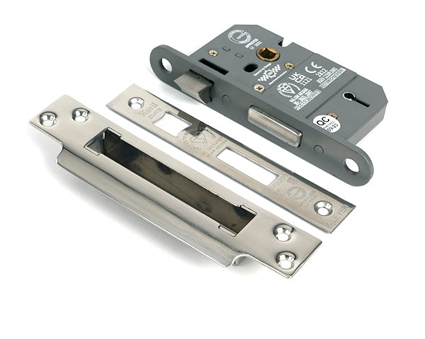 From The Anvil - Polished Chrome 2½" 5 Lever BS Sash Lock Keyed Alike  - 51359