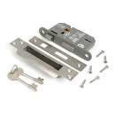 From The Anvil - Satin Chrome 2½" 5 Lever BS Sash Lock Keyed Alike  - 51360 - Choice Handles