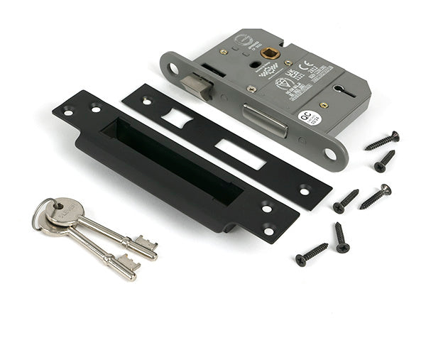 From The Anvil - Aged Bronze 3" 5 Lever BS Sash Lock Keyed Alike  - 51371