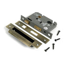 From The Anvil - Aged Brass 2½" Euro Profile Sash Lock - 51376 - Choice Handles