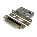 From The Anvil - Aged Brass 2½" Euro Profile Sash Lock - 51376 - Choice Handles