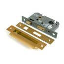 From The Anvil - Satin Brass 2½" Euro Profile Sash Lock - 51377 - Choice Handles