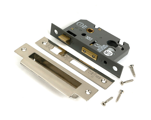 From The Anvil - Polished Nickel 2½" Euro Profile Sash Lock - 51378