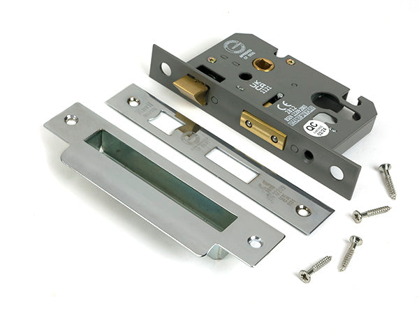 From The Anvil - Polished Chrome 2½" Euro Profile Sash Lock - 51379